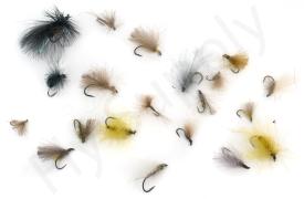 Euro Flies & Fulling Mill CDC Fly Selection 20 Flies No11
