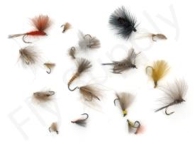 Euro Flies & Fulling Mill CDC Fly Selection 20 Flies No18