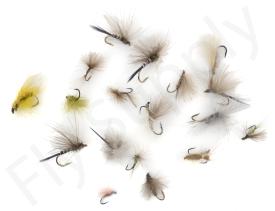 Euro Flies & Fulling Mill CDC Fly Selection 20 Flies No2