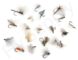 Euro Flies & Fulling Mill CDC Fly Selection 20 Flies No23