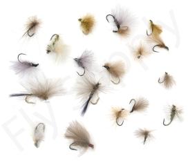 Euro Flies & Fulling Mill CDC Fly Selection 20 Flies No3