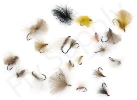 Euro Flies & Fulling Mill CDC Fly Selection 20 Flies No6