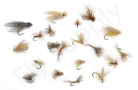 Euro Flies & Fulling Mill Deer Hair Selection 20 Flies No7