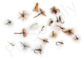 Euro Flies & Fulling Mill Dry Fly Selection 20 Flies No16