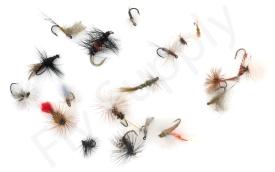 Euro Flies & Fulling Mill Dry Fly Selection 20 Flies No2