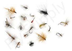 Euro Flies & Fulling Mill Dry Fly Selection 20 Flies No21