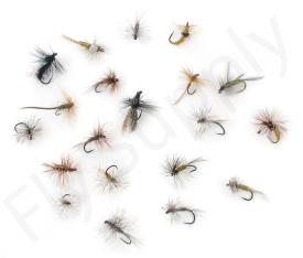 Euro Flies & Fulling Mill Dry Fly Selection 20 Flies No30