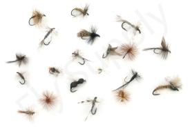 Euro Flies & Fulling Mill Dry Fly Selection 20 Flies No32