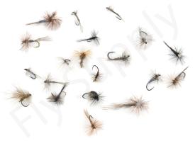 Euro Flies & Fulling Mill Dry Fly Selection 20 Flies No34