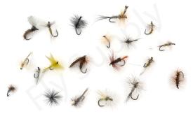 Euro Flies & Fulling Mill Dry Fly Selection 20 Flies No42