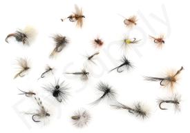 Euro Flies & Fulling Mill Dry Fly Selection 20 Flies No43