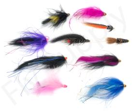 Euro Flies & Fulling Mill Salmon & Steelhead Tubes Set 10pc No1