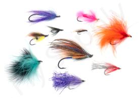 Euro Flies & Fulling Mill Salmon Flies Selection 10pc No10