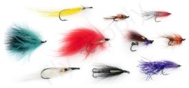 Euro Flies & Fulling Mill Salmon Flies Selection 10pc No6