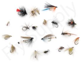 Euro Flies & Fulling Mill Wet Fly Selection 20 Flies No10