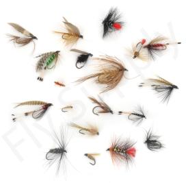 Euro Flies & Fulling Mill Wet Fly Selection 20 Flies No2