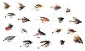 Euro Flies & Fulling Mill Wet Fly Selection 20 Flies No22