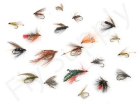 Euro Flies & Fulling Mill Wet Fly Selection 20 Flies No6