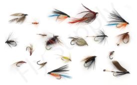 Euro Flies & Fulling Mill Wet Fly Selection 20 Flies No9