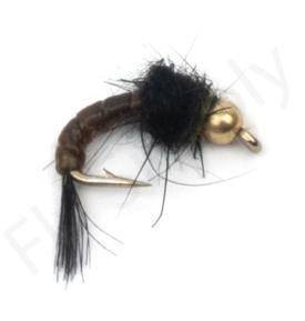 Euro Flies Body Glass Goldbead Dark Olive #14