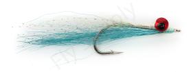 Euro Flies Clouser Minnow Blue/White #2