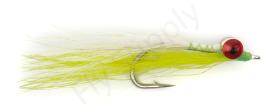 Euro Flies Clouser Minnow Chartreuse/White #2
