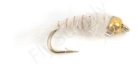 Euro Flies Flashback Nymph Goldbead Cream #10