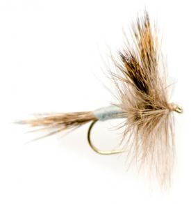 Euro Flies Grey Wulff #8