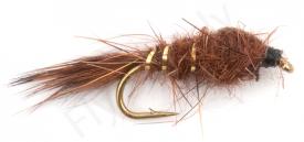 Euro Flies Hare's Ear Nymph Brown #12