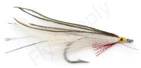 Euro Flies Lefty Deceiver White #4/0