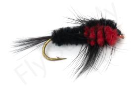Euro Flies Montana Nymph Red #10