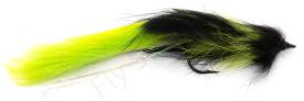 Euro Flies Pike Bunny Chartreuse/Black #4/0