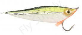 Euro Flies Saltwater Streamer Electric Yellow/White #2
