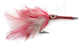 Euro Flies Tarpon Streamer Red/White #4/0