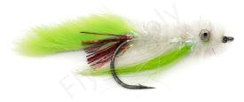 Euro Flies Zander & Pike Streamer Chartreuse #4/0