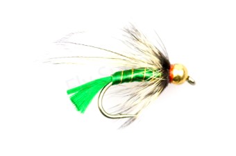 Tungsten Badger Nymph #10