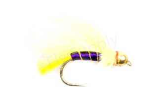 Tungsten Marabou Nymph Yellow #10