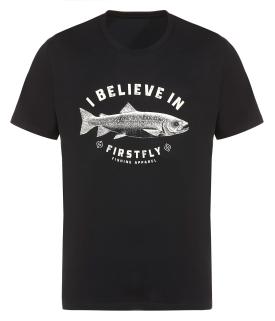 Firstfly Believe In T-Shirt Black