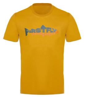 Firstfly Fish Font Icon T-Shirt Curcuma