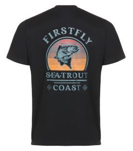 Firstfly Seatrout Coast T-Shirt Black