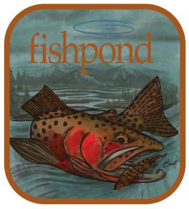 Fishpond Drop-Off 5 Inch Sticker