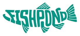 Fishpond Thermal Die Cut Pescado Aqua 8 Inch Sticker