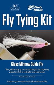 Fly Tying Kit Fish-Skull Glass Minnow Guide Fly