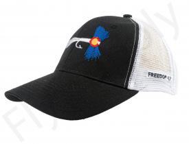 Freedom Fly Mesh Cap Black