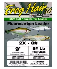 Frog Hair Fluorocarbon Leader 9ft