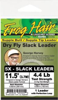 Frog Hair George Harvey 11,5 ft Dry Fly Slack Leader
