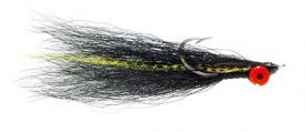 Fulling Mill  Deep Water Clouser Black #2/0