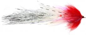 Fulling Mill Articulated Whistler Red/White #4/0