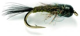 Fulling Mill Tungsten Woven Nymph Brown Olive #14
