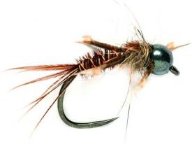 Fulling Mill Czech Pheasant Tail Black Barbless #16